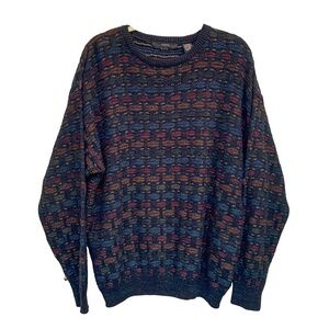Fenzia Large Men's Pullover Sweater Academia Grandpacore Academia 90s